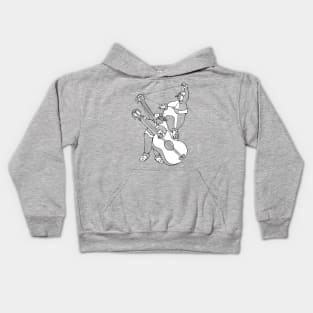 Bass Players Kids Hoodie